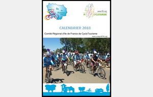 Calendrier des organisations cyclotouristes en Ile-de-France 2018 !