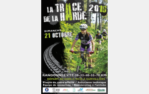 VTT La trace de la harde 40 - 55 - 70 kms