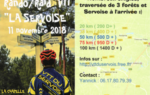 Rando VTT - La Servoise 