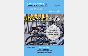 BOURSE AUX VELOS - Champs sur marne