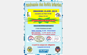 Cyclo de TOURNAN EN BRIE - Randonnées des forêts Biardes