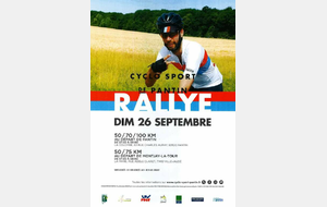 Rallye de PANTIN - ROUTE