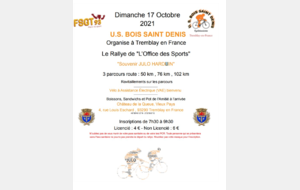 Cyclo de l'Office des Sports de l'US BOIS ST DENIS à TREMBLAY EN FRANCE