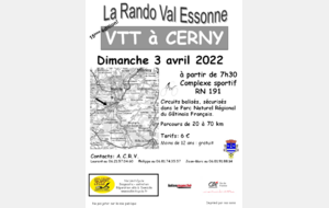 RANDO VAL ESSONNE - 15ème édition 2022